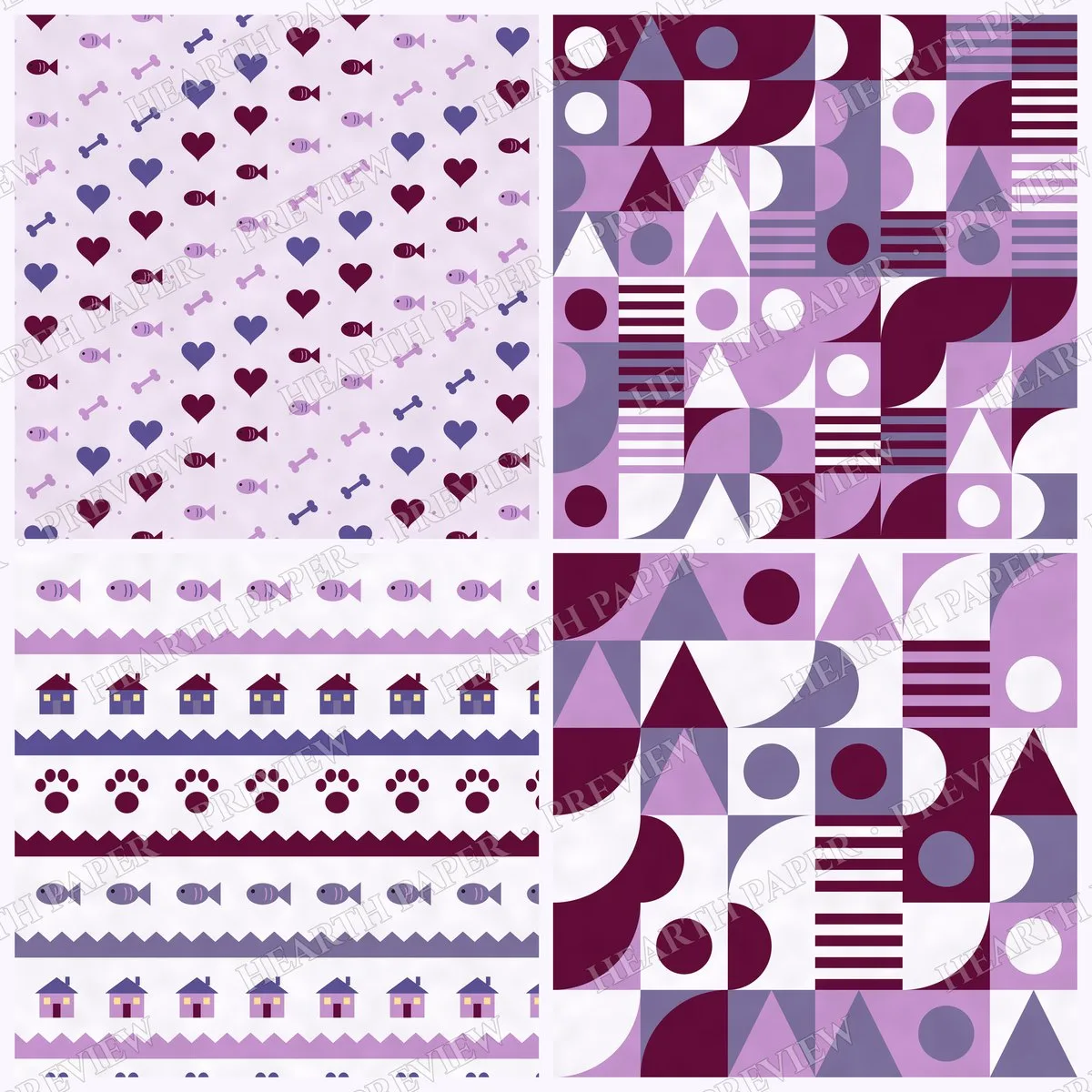 Puppy Pavilion Digital Paper Pack preview 5