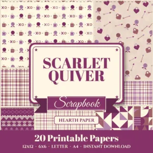 Scarlet Quiver Digital Paper Pack cover