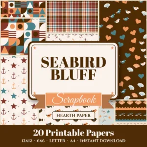 Seabird Bluff Digital Paper Pack cover