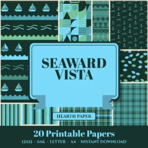 Seaward Vista Digital Paper Pack cover