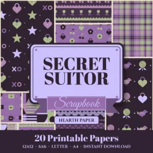 Secret Suitor Digital Paper Pack cover