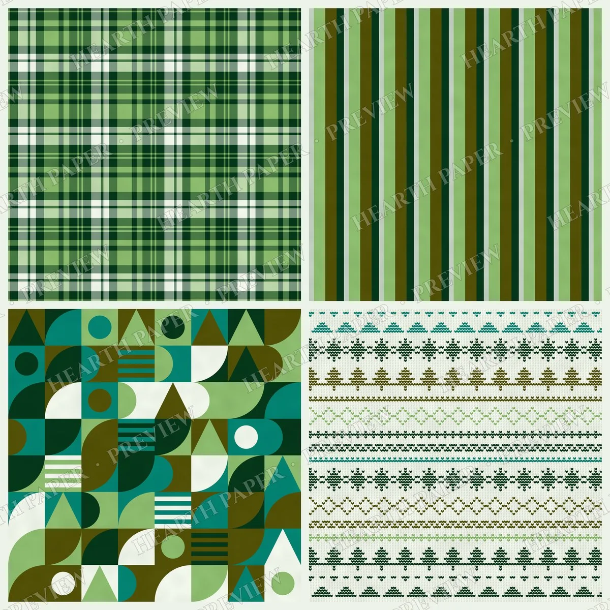 Shamrock Gazette Digital Paper Pack preview 5