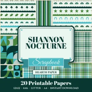 Shannon Nocturne Digital Paper Pack cover