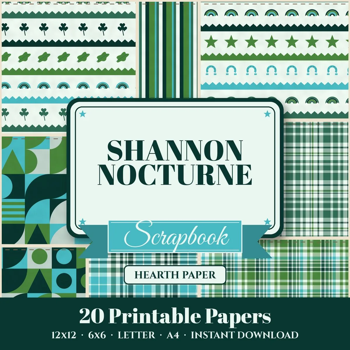 Shannon Nocturne Digital Paper Pack cover