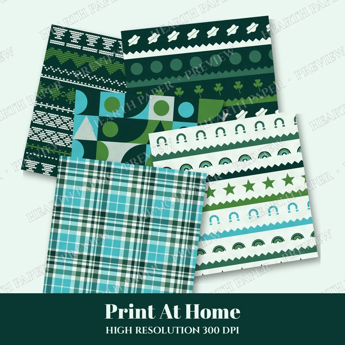 Shannon Nocturne Digital Paper Pack preview 3
