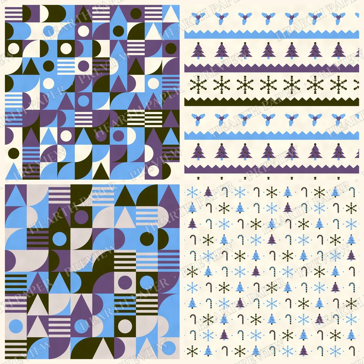 Slate Ribbon Keepsake Digital Paper Pack preview 6