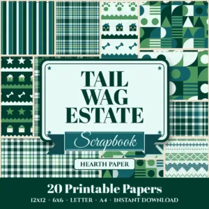 Tail Wag Estate Digital Paper Pack cover