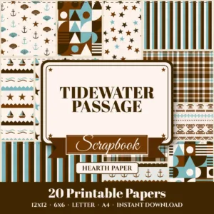 Tidewater Passage Digital Paper Pack cover