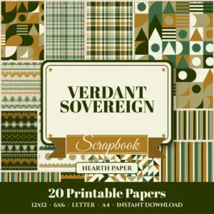 Verdant Sovereign Digital Paper Pack cover