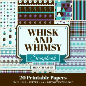 Whisk And Whimsy Digital Paper Pack cover