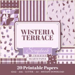Wisteria Terrace Digital Paper Pack cover