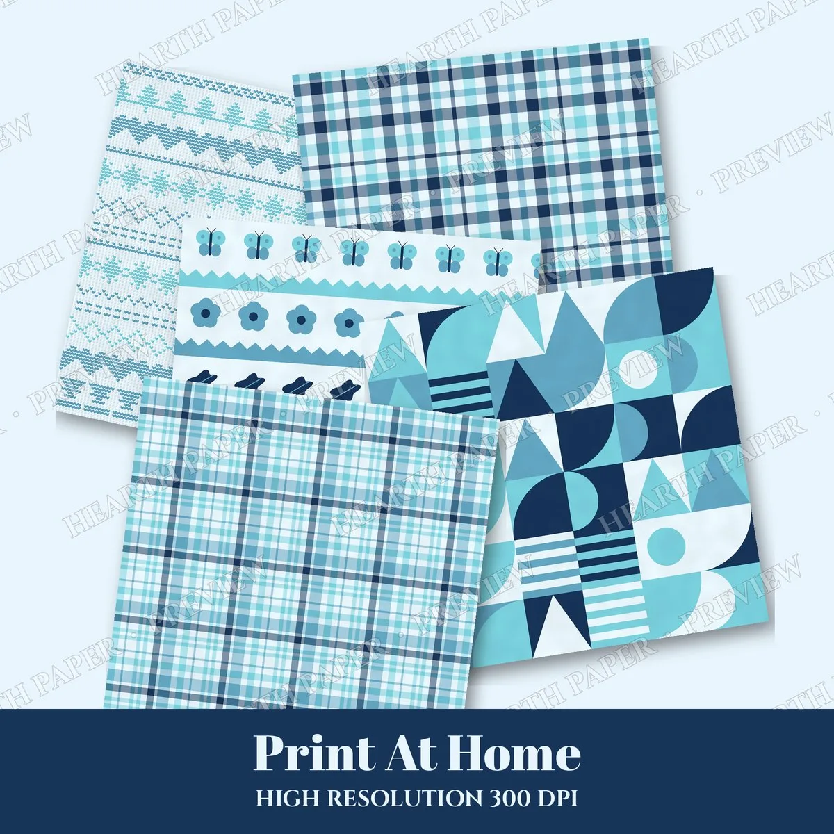 Zephyr Hollow Digital Paper Pack preview 3