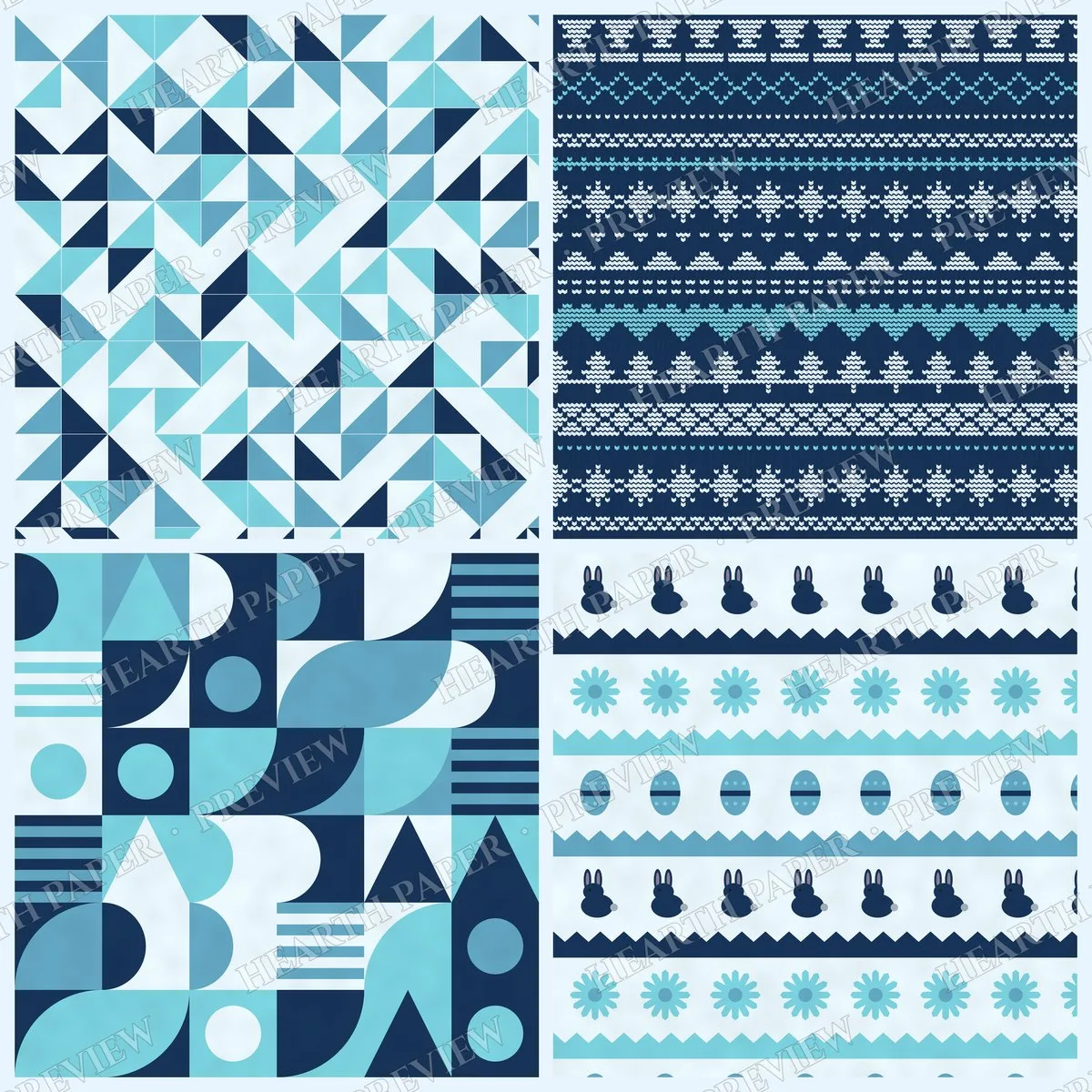 Zephyr Hollow Digital Paper Pack preview 6
