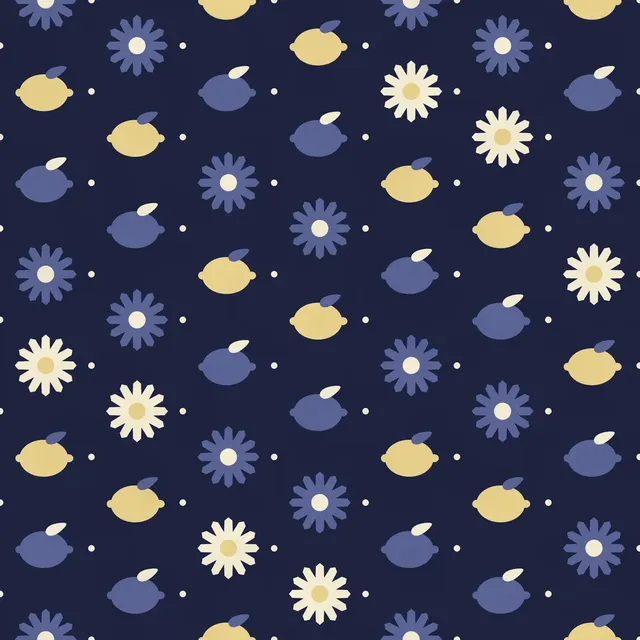 Same pattern in midnight and gold